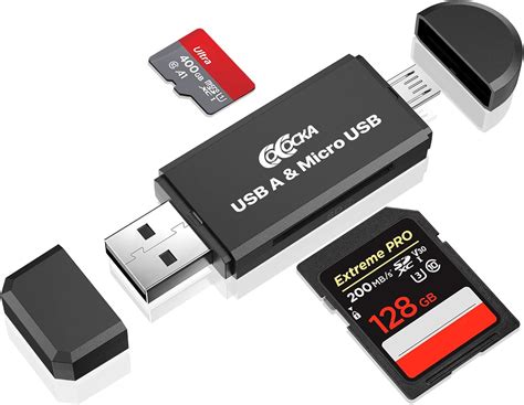 Amazon.com: Micro USB OTG to USB 2.0 SD Card Adapter, COCOCKA Micro SD ...