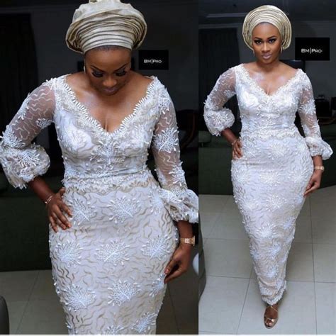 White Aso Ebi Styles That You Will Love African Fashion African Lace