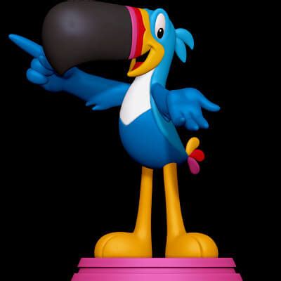 Toucan Sam - Froot Loops 3D Model by SillyToys