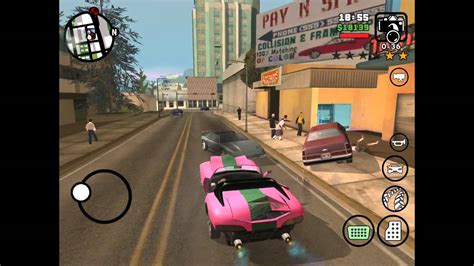 Gta San Andreas Mobile Free Roam Gameplay Youtube