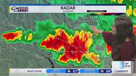 Weather Aware Tracking Strong Thunderstorms Moving Across The Gulf