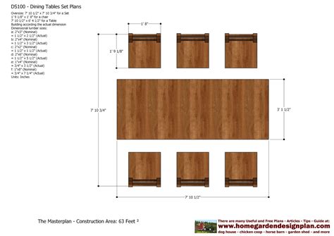 home garden plans ds dining table set plans woodworking plans