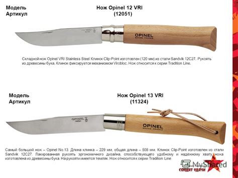 Презентация на тему: "Ножи Opinel. Информация о компании-производителе ...