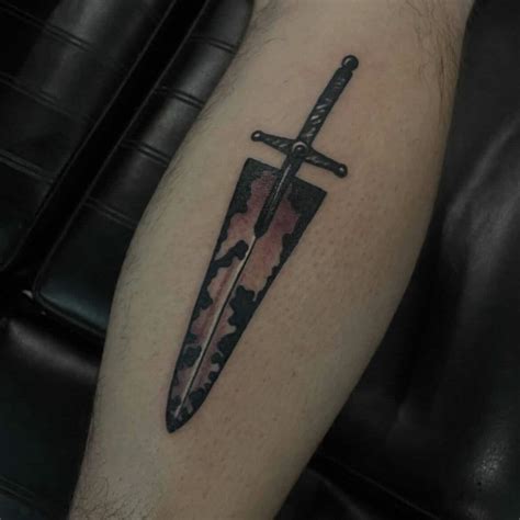 Asta’s Sword from Black Clover. Done by Daniel Bocchino at Ninth Paradigm in Orlando FL : r/tattoos