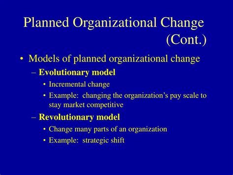 Ppt Chapter 18 Organizational Change And Development Powerpoint
