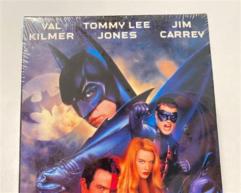 New Sealed Batman Forever VHS Tape 1995 Watermark Val Kilmer Jim Carrey