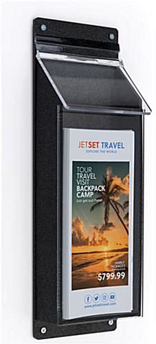 Outdoor Literature Holders 5 Pocket Wall Racks