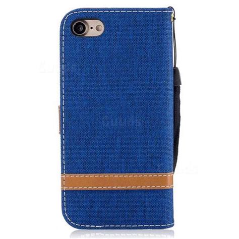 Jeans Cowboy Denim Leather Wallet Case For IPhone 8 7 8G 7G 4 7 Inch