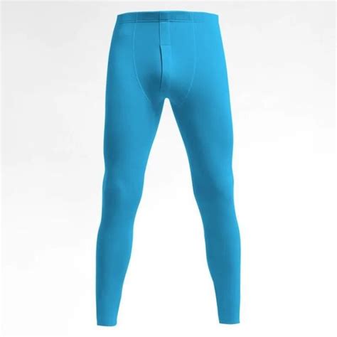 Ensemble De Lingerie Blue Leggings Cale Ons Longs Sans Couture Sous V Tements Thermiques