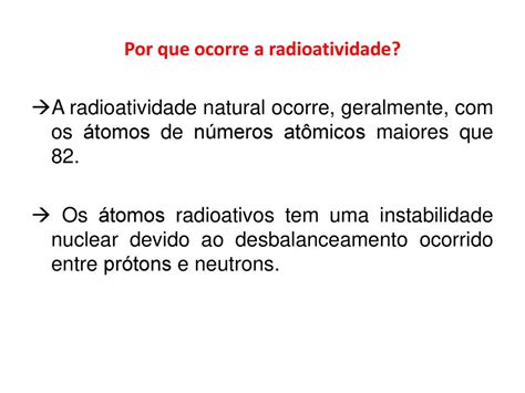 Radioatividade Ppt Carregar