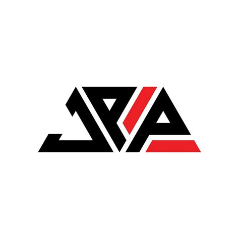 jpp triangle letter logo design  triangle shape jpp triangle logo