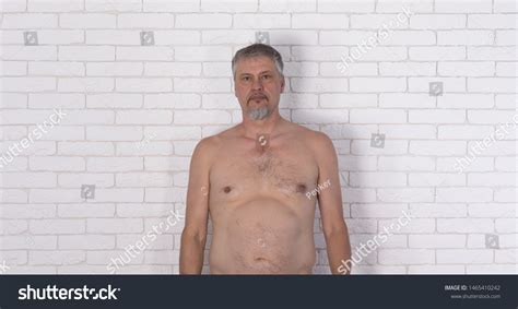 Studio Portrait Naked Old Man Stock Photo 1465410242 Shutterstock