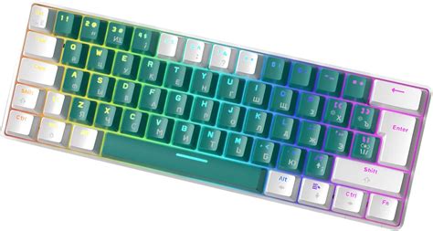 Yuly 62 Key T60 Russian Mechanical Keyboard 60 Small Game