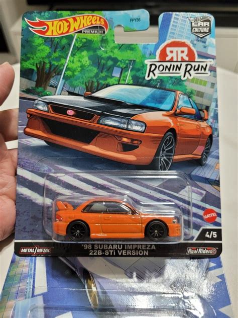 Hot Wheels Car Culture Ronin Run Set Of Japanese Cars Rx Zx Starlet Impreza Rx Fc