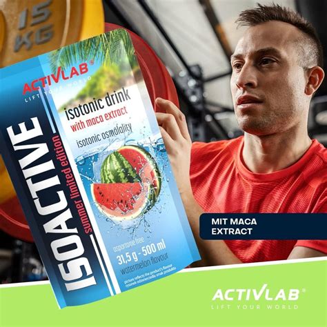 Activlab Isoactive Isotonic Drink with Maca - Electrolyte & B-Vitamins ...