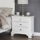 Roundhill Furniture Laveno 012 White Wood Bedroom Furniture Set