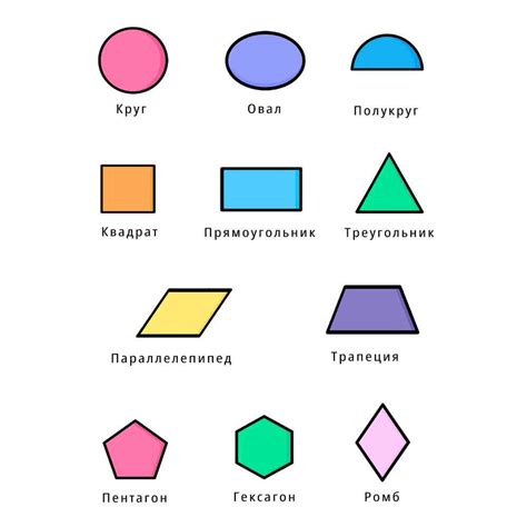 Плоские геометрические фигуры | распечатать занятие для малышей