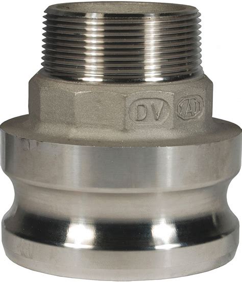 DIXON VALVE COUPLING Cam And Groove Adapter Body Material 316