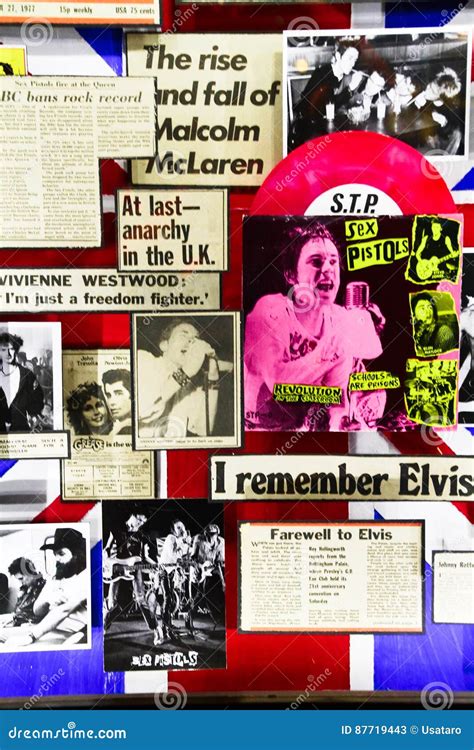 Wall Poster By Famous Punk Band Sex Pistols Editorial Stock Photo Image Of Poster America