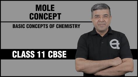 Mole Concept Class 11 Some Basic Concepts In Chemistry Youtube