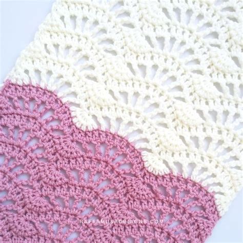 How To Crochet The Feather And Fan Stitch Free Tutorial