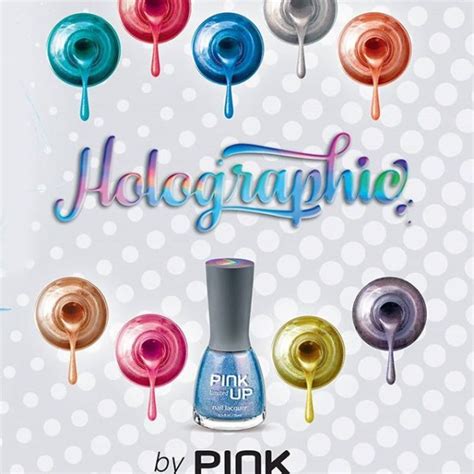 Лак для ногтей Pink up Holographic | отзывы
