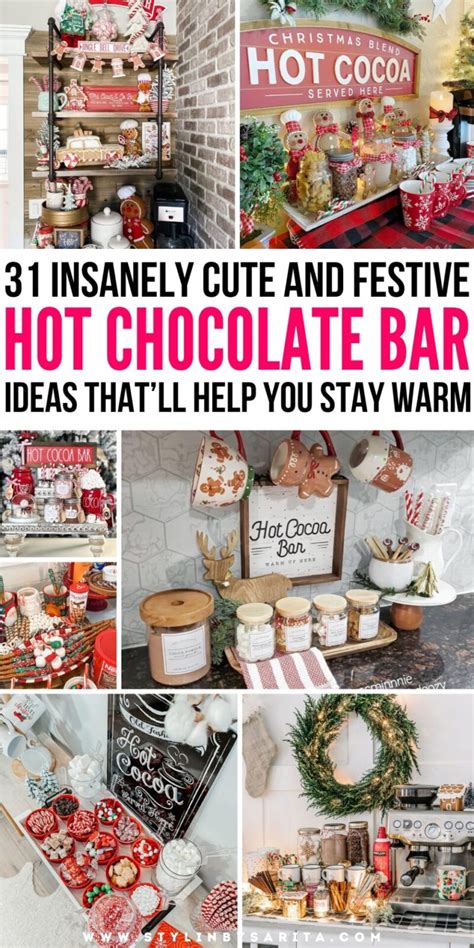 Adorable Christmas Hot Cocoa Bar Ideas Stylin By Sarita