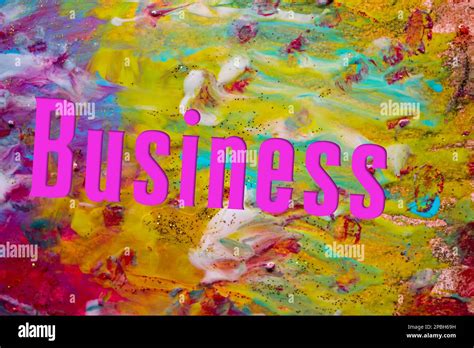 Abstract Natural Luxury Art Fluid Painting With Business Text Alcohol