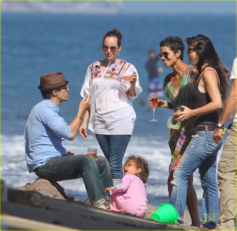 Halle Berry Bikini Beach Birthday Bash Photo Bikini Celebrity Babies Gabriel