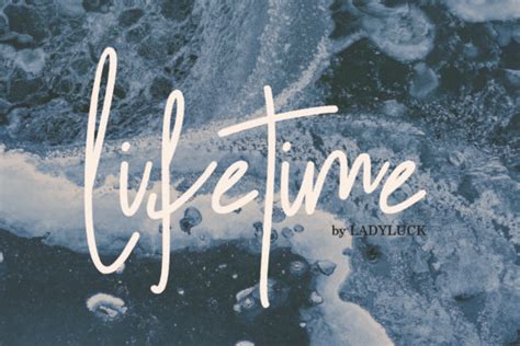 Lifetime Font - Font Canyon