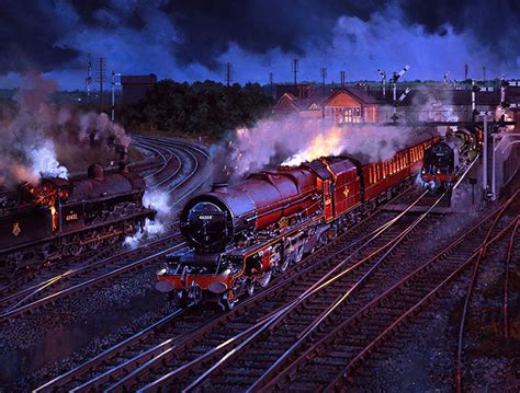 Railway Print | Stanier Princess | Lichfield Station 1961