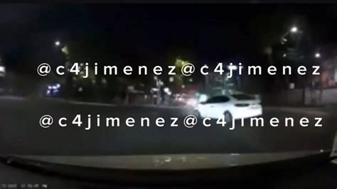 Así Fue El Momento Exacto En El Que Un Auto Se Impacta Contra El