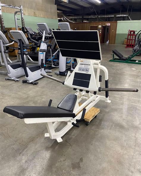 White Cybex Plate Loaded Squat Press Global Fitness Market