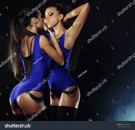 Two Sexy Woman Posing Lingerie Stock Photo 178567511 Shutterstock