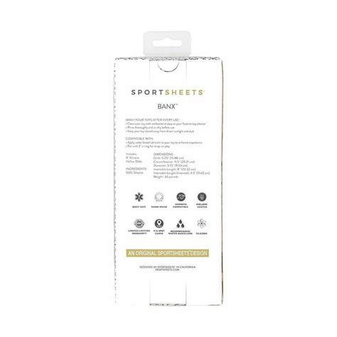 Nexus Banx Silicone Hollow Dildo Luxury Sex Toys Discreet Shipping