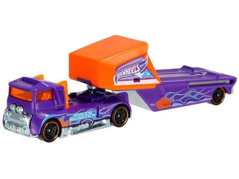 Caminh O Velocidade Na Pista Hot Wheels Speed Blaster Track Stars Mattel Caminh Es Motos