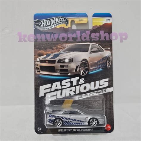 Jual Hot Wheels Fast Furious Brian O Conner Hot Wheels Nissan Skyline Gt R Bnr Hot
