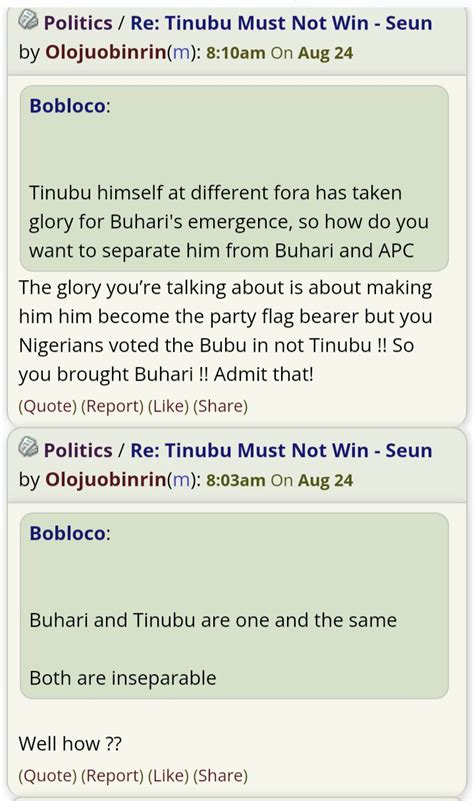 Tinubu Supporters Trying So Hard To Market A Failed Product - Politics ...