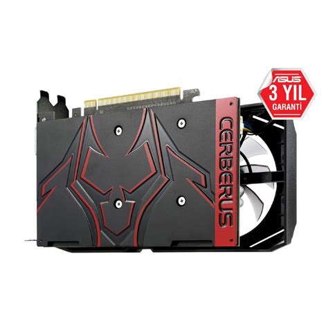 Asus GEFORCE CERBERUS-GTX1050TI-O4G 4GB GDDR5 128B Ekran Kartı ...