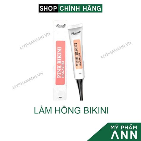 Kem Làm Hồng Vùng Bikini Hanayuki Chính Hãng Shopee Việt Nam