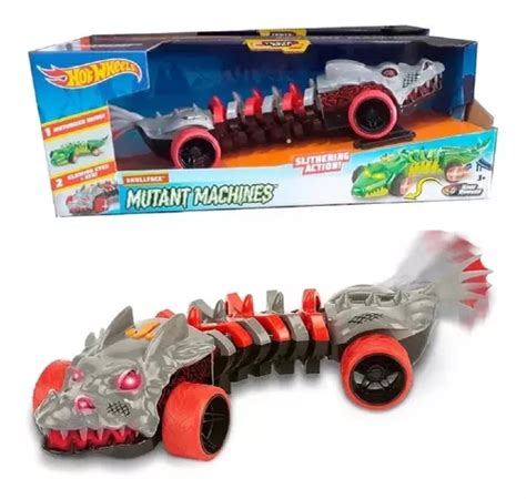 Brinquedo Hot Wheels Mutant Machine Motorized Skulface Cinza
