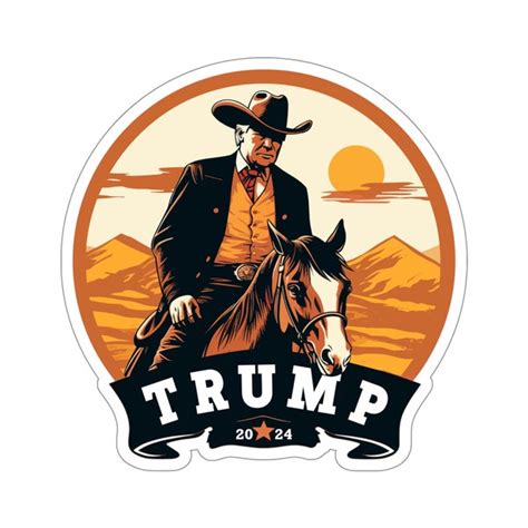Trump Cowboy 2024 Etsy