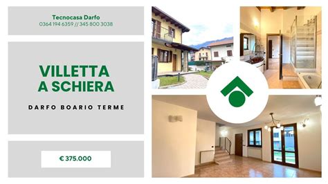 Villa A Schiera Di Testa In Vendita A Cappellino Di Darfo BT 375