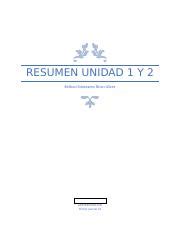 RESUMENUNIDAD1Y2 BELTRANSOBERANESBRIANULIZES Docx RESUMEN UNIDAD 1 Y