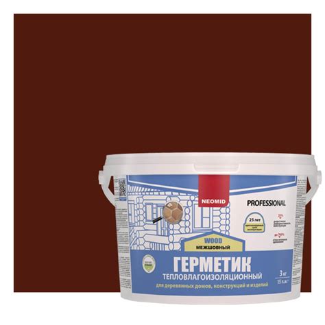 Купить Герметик шовный для срубов Neomid Wood Professional / Неомид ...