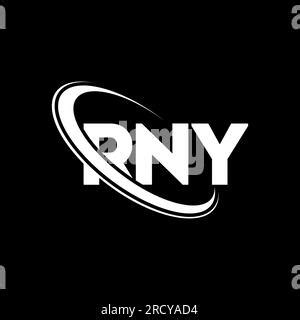 logo rny lettera rny logo rny letter iniziali logo rny associato