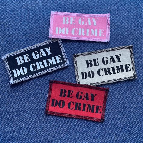 Be Gay Do Crimes Etsy