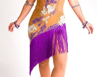 Nude Competition Dress Etsy