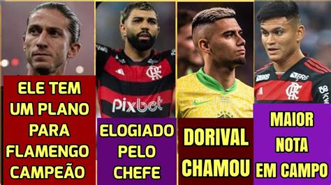 Os Planos De Filipe LuÍs Para Flamengogabigol Elogiado Alcaraz Melhor