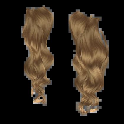 퓖 Blonde Wavy Extensions Roblox